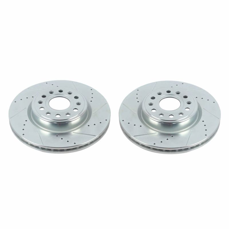 PSB Evolution Drill/Slot Rotor - Power Stop 20-22 Ram 1500 Front Drilled & Slotted Rotor - Pair