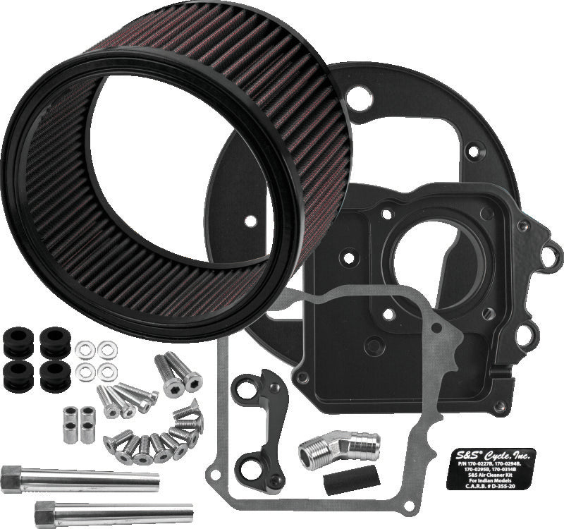 SSC Air Cleaner Kits - S&S Cycle 14-22 Indian Chief Stock EFI Air Cleaner Kit