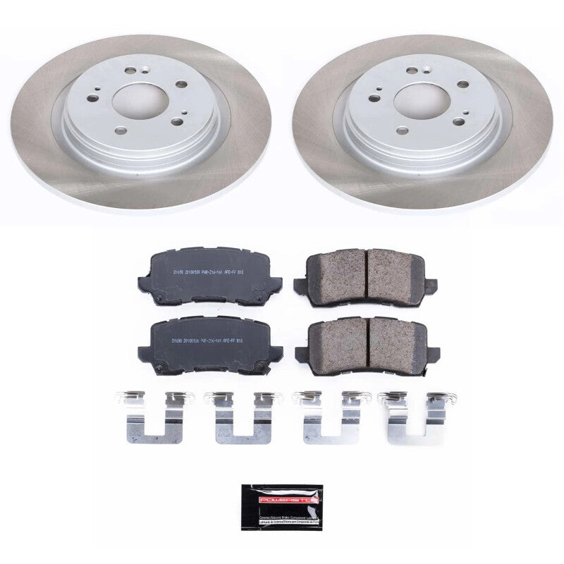 PSB Semi-Coated Rotor Kits - Power Stop 18-20 Honda Odyssey Rear Semi-Coated Rotor Kit