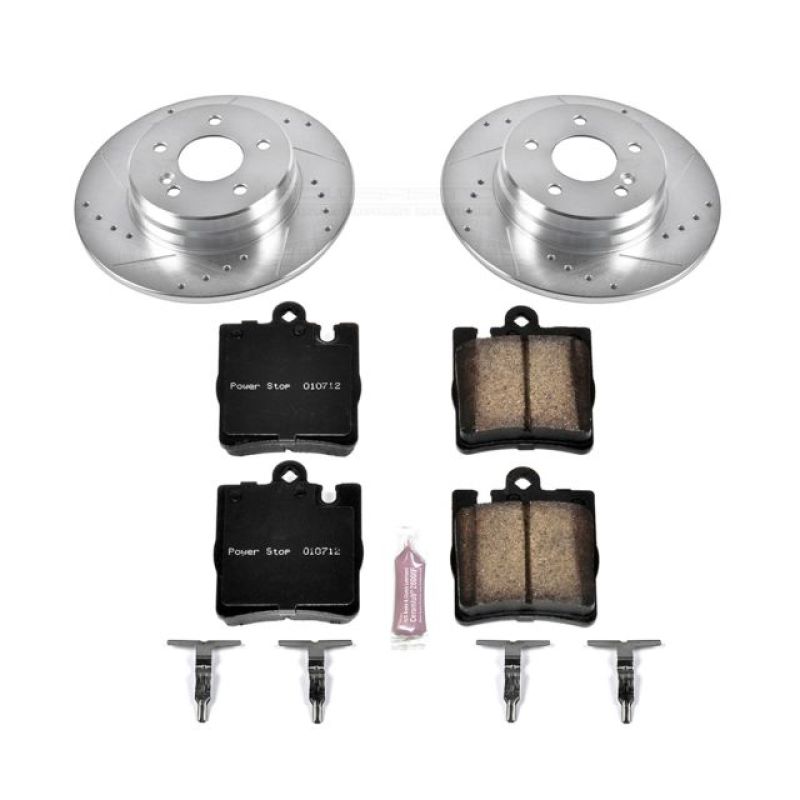 PSB Z23 Evolution Kit - Power Stop 03-05 Mercedes-Benz C240 Rear Z23 Evolution Sport Brake Kit