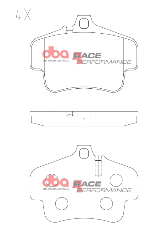 DBA RP Performance Brake Pads - DBA 97-13 Porsche 911 996/99 RP Performance Rear Brake Pads