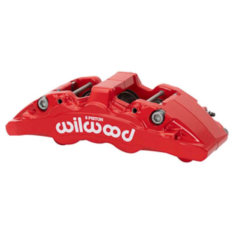 WIL Aero Caliper - Wilwood Caliper AeroDM Red Left GM 99-18 1.75in/1.62in/1.62in Piston 1.25in Rotor