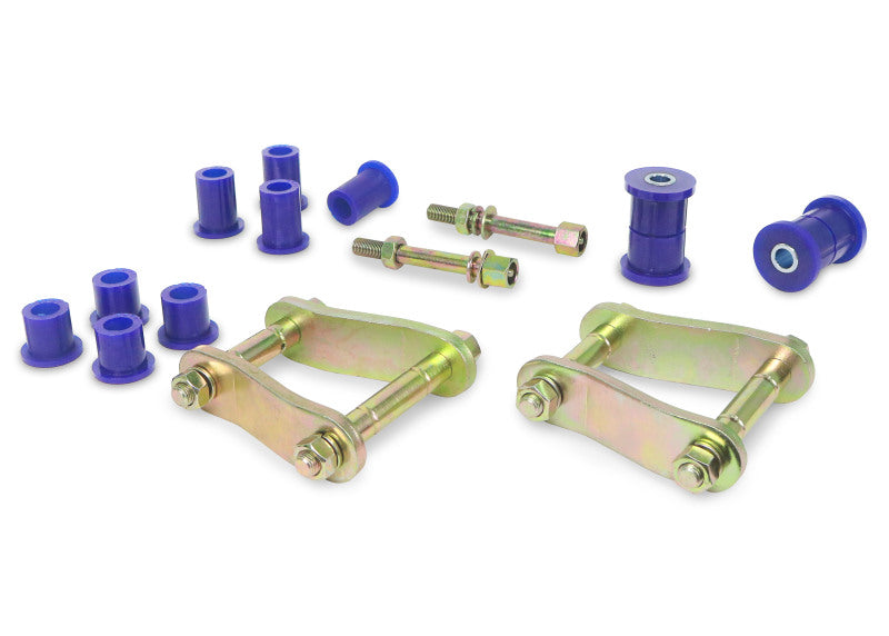 SPR Bushings - Leaf Spring - SuperPro 05-15 Toyota Hilux 4WD Greasable Shackle and Bushing Kit