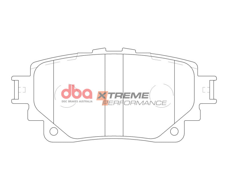 DBA XP Performance Brake Pads - DBA 21-22 Lexus IS300 F Sport Rear XP Performance Brake Pads