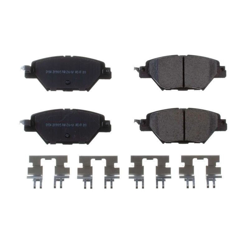 PSB Z17 Evolution Brake Pads - Power Stop 16-19 Mazda CX-9 Rear Z17 Evolution Ceramic Brake Pads w/Hardware