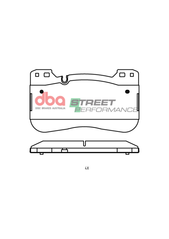 DBA Street Series Brake Pads - DBA 2020+ BMW M3 Comp Street Series Front Brake Pads