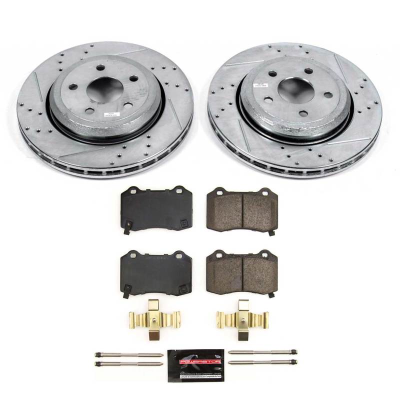 PSB Z23 Evolution Kit - Power Stop 18-21 Jeep Grand Cherokee Rear Z23 Evolution Brake Kit