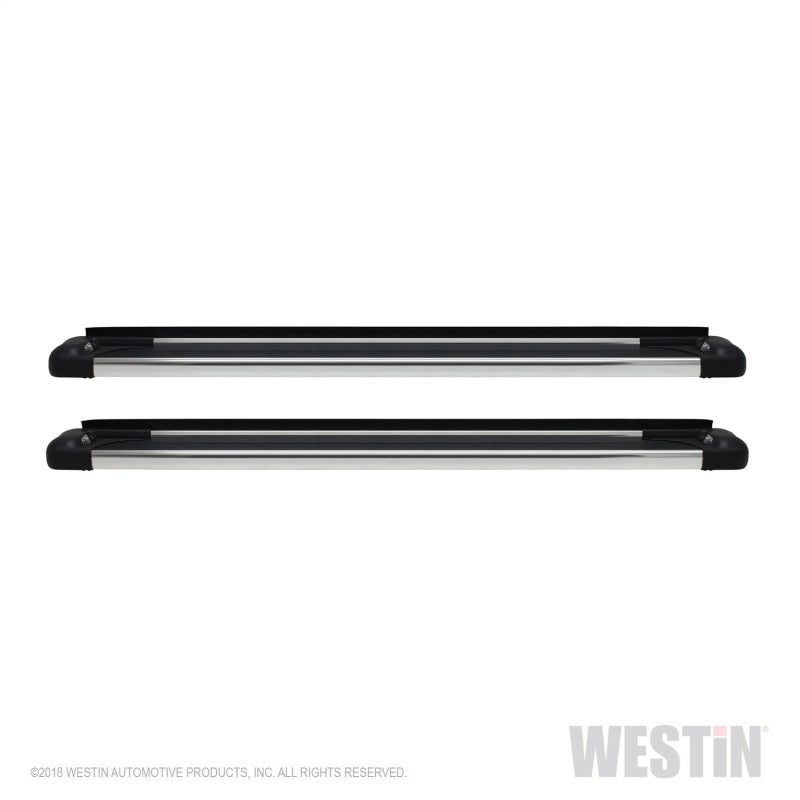 WES Running Boards - Sure-Grip - Westin SG6 Polished Aluminum Running Boards 74.25 in