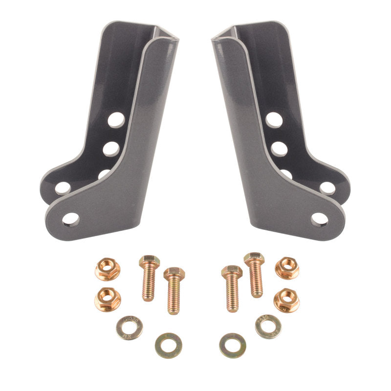 SYN Shock Mounts - Synergy 2018+ Jeep Wrangler JL/JLU Rear Lower Shock Relocation Brackets
