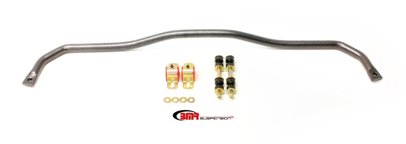 BMR Sway Bar Kits - BMR 67-69 1st Gen F-Body Front Hollow 1.25in Sway Bar Kit w/ Bushings - Black Hammertone