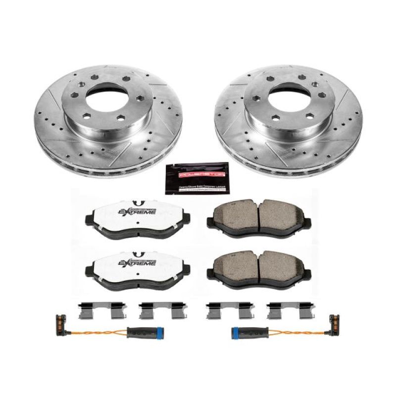 PSB Z36 Truck & Tow Kit - Power Stop 07-09 Dodge Sprinter 2500 Front Z36 Truck & Tow Brake Kit
