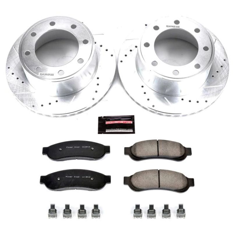 PSB Z23 Evolution Kit - Power Stop 05-07 Ford F-250 Super Duty Rear Z23 Evolution Sport Brake Kit