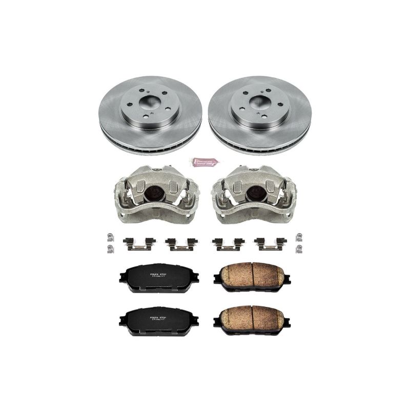 PSB Autospecialty Kit w/Cals - Power Stop 05-07 Toyota Avalon Front Autospecialty Brake Kit w/Calipers
