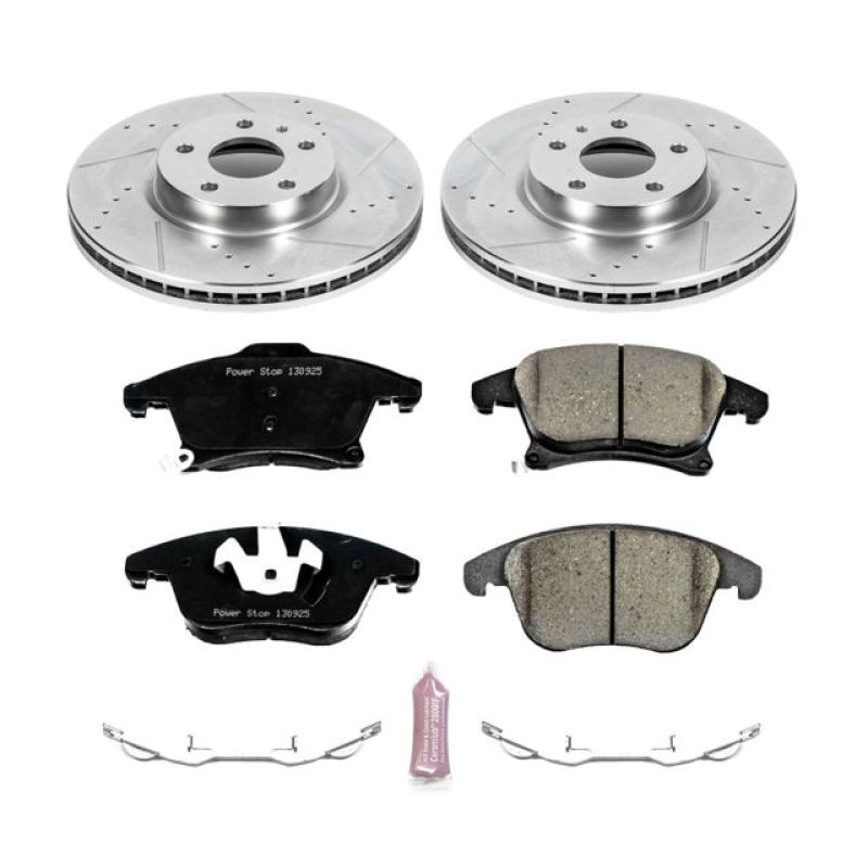 PSB Z23 Evolution Kit - Power Stop 13-19 Ford Fusion Front Z23 Evolution Sport Brake Kit
