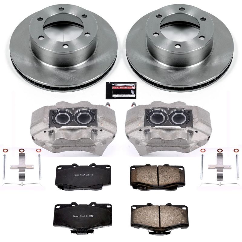 PSB Autospecialty Kit w/Cals - Power Stop 95-02 Toyota 4Runner Front Autospecialty Brake Kit w/Calipers