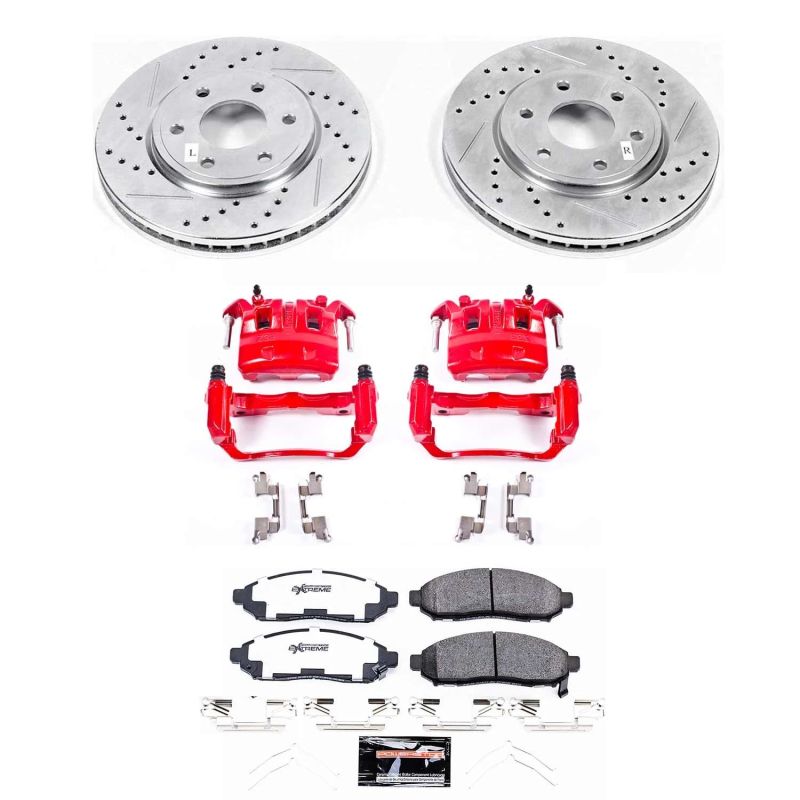 PSB Z36 Truck & Tow Kit w/Cals - Power Stop 2019 Nissan Frontier Front Z36 Truck & Tow Brake Kit w/Calipers
