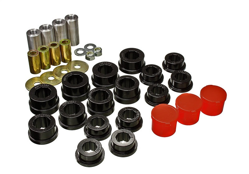 ES Cntrl Arm Bushings - Black - Energy Suspension 93-98 Toyota Supra Front Control Arm Bushing Set - Black