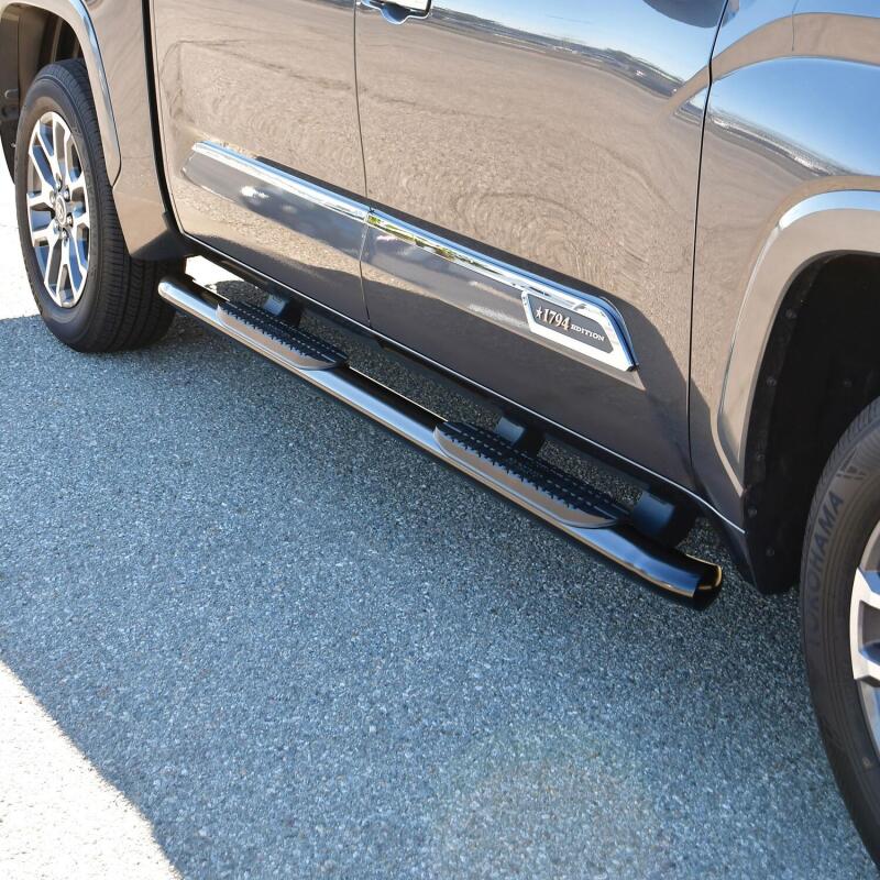 WES Nerf Bars - PRO TRAXX 4 - Westin 2022 Toyota Tundra CrewMax PRO TRAXX 4 Oval Nerf Step Bars - Black