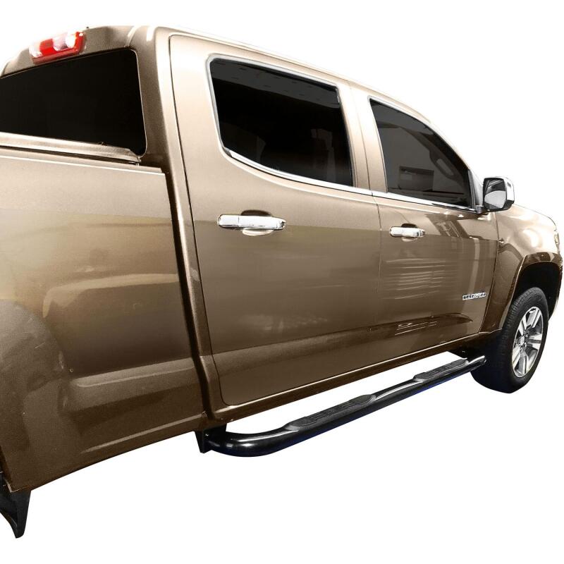 WES Nerf Bars - E-Series 3 - Westin 2015-2018 Chevrolet/GMC Colorado/Canyon Extended Cab E-Series 3 Nerf Step Bars - Black