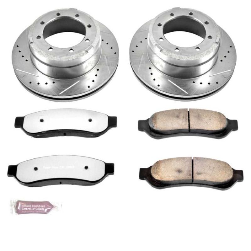 PSB Z36 Truck & Tow Kit - Power Stop 05-10 Ford F-350 Super Duty Rear Z36 Truck & Tow Brake Kit