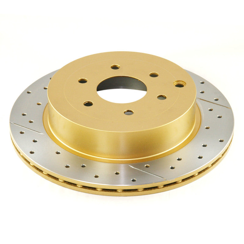 DBA Street Slot&Drill Rotors - DBA 04-12 Nissan Pathfinder Rear Drilled & Slotted Street Series Rotor