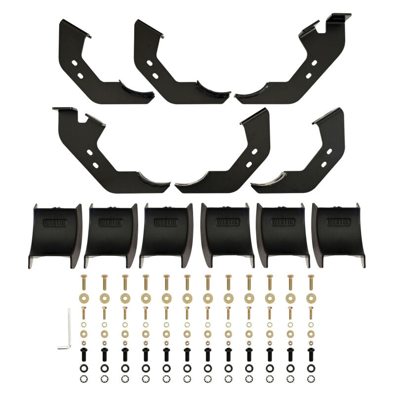 WES Nerf Bars - PRO TRAXX 4 - Westin 25-26 Toyota 4Runner PRO TRAXX 4 Oval Nerf Step Bars - Semi-Gloss Black