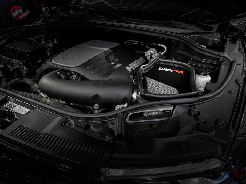AFE Magnum FORCE Stage-2 Cold Air Intakes - aFe Magnum FORCE Pro Dry S Cold Air Intake System 11-19 Jeep Grand Cherokee (WK2) V8-5.7L