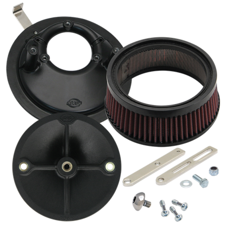 SSC Air Cleaner Kits - S&S Cycle 36-92 BT/57-90 Sportster Models w/ Super E/G Carbs Universal Stealth Air Cleaner Kit