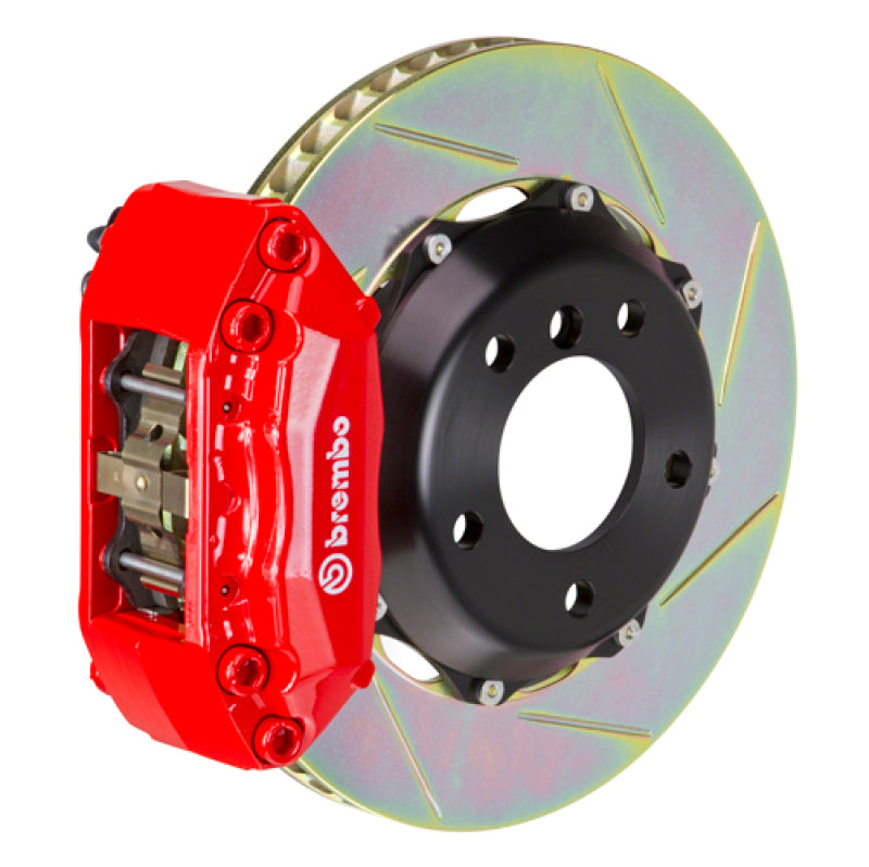 BRB Big Brake Kits - Brembo 12-20 Sonic Front GT BBK 4 Piston Cast 2pc 328x28 2pc Rotor Slotted Type-1-Red