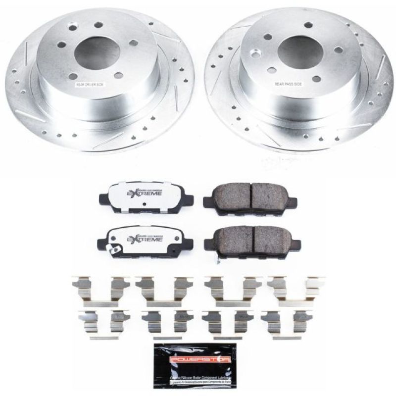 PSB Z26 Street Warrior Kit - Power Stop 07-10 Nissan Altima Rear Z26 Street Warrior Brake Kit