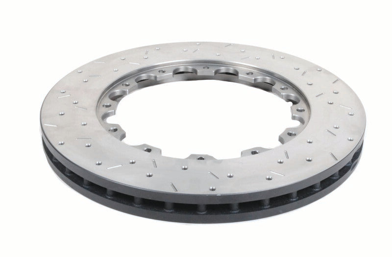 DBA 5000 Slot&Drill Rotors - DBA 06-12 Chevrolet Corvette Z06 5000 Series Drilled and Slotted Front Replacement Rotor