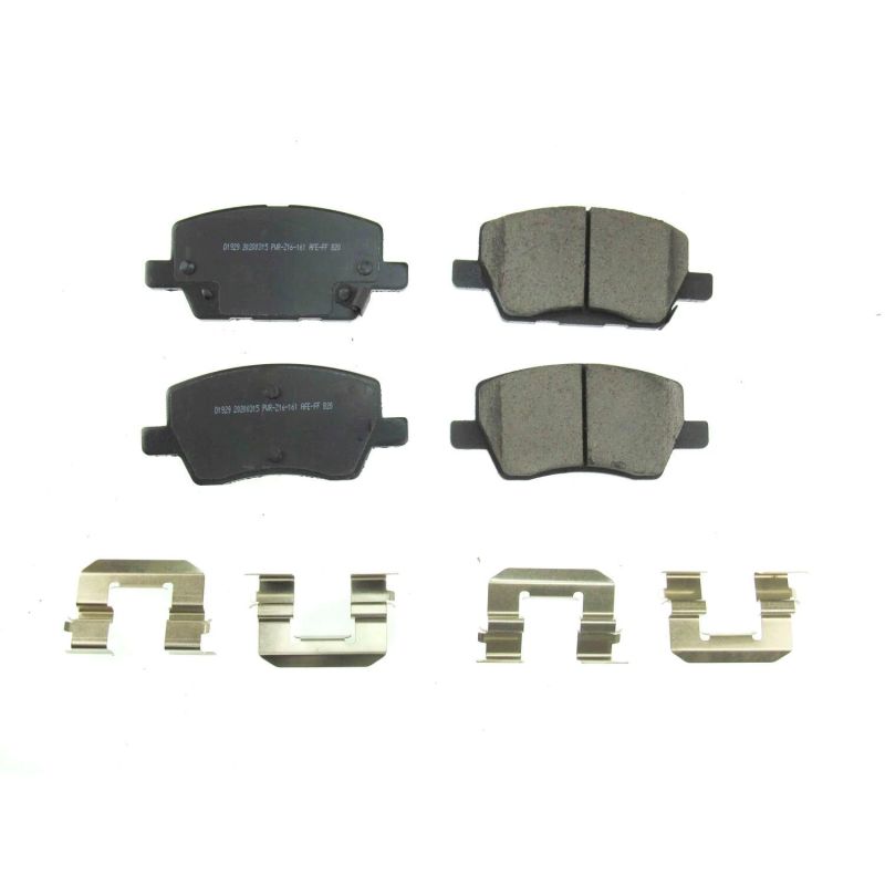 PSB Z17 Evolution Brake Pads - Power Stop 2019 Chevrolet Sonic Front Z17 Evolution Ceramic Brake Pads w/Hardware