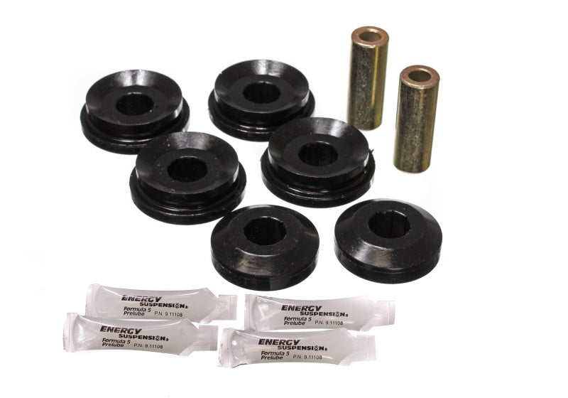 ES Strut Bushings - Black - Energy Suspension 95-98 Nissan 240SX (S14) / 89-94 240SX (S13) / 90-96 300ZX Black Front Strut Rod B