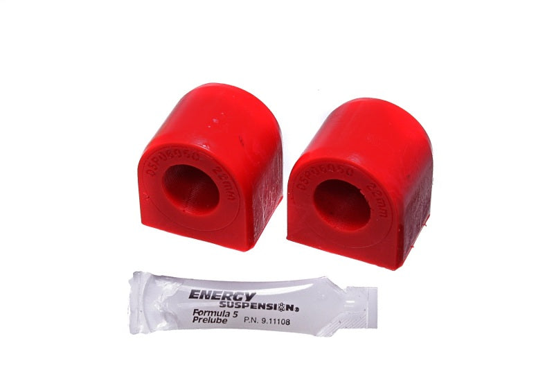 ES Sway Bar Bushings - Red - Energy Suspension 06-13 Audi A3 / 12-13 VW Golf R Red 22mm Front Sway Bar Bushing Set