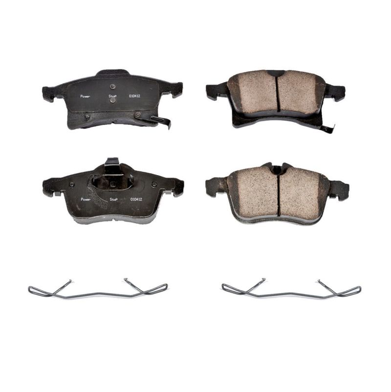 PSB Z17 Evolution Brake Pads - Power Stop 08-09 Saturn Astra Front Z17 Evolution Ceramic Brake Pads w/Hardware