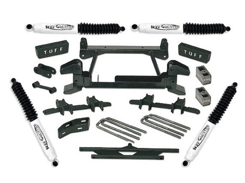 TUF Lift Kits - Tuff Country 88-98 Chevy Truck K1500 4x4 4in Lift Kit (SX8000 Shocks)