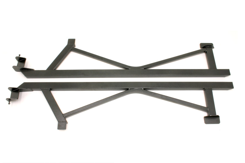 BMR Subframe Connectors - BMR 05-14 S197 Mustang Weld-On Boxed Subframe Connectors - Black Hammertone