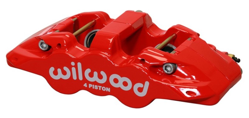 WIL Aero Caliper - Wilwood Caliper-Aero4-R/H - Red 1.88/1.62in Pistons 1.25in Disc