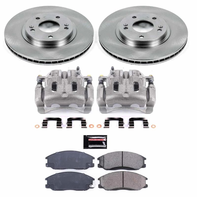 PSB Autospecialty Kit w/Cals - Power Stop 01-06 Hyundai Santa Fe Front Autospecialty Brake Kit w/Calipers