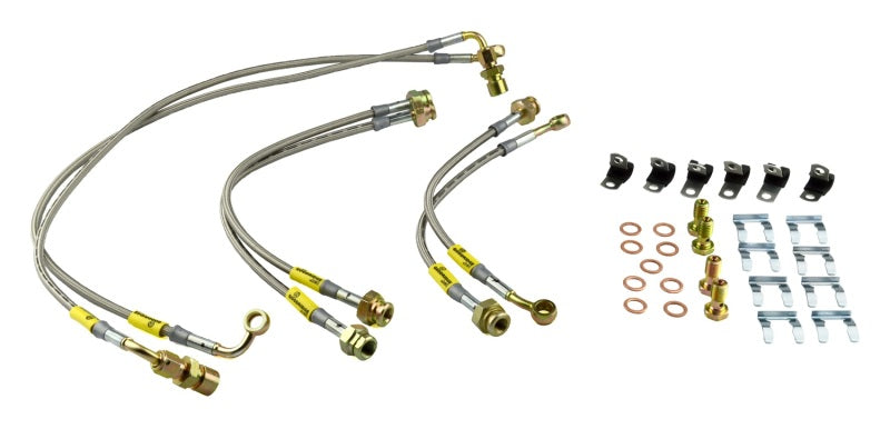 GR G-Stop Brake Line Kits - Goodridge 00-06 Chevrolet Tahoe (Rear Disc w/ Stabila Trak) Stainless Steel Brake Line Kit
