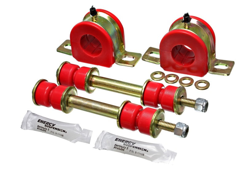 ES Sway Bar Bushings - Red - Energy Suspension 85-89 Ford Astro Van 2WD 1-1/4in Front Sway Bar Bushing Set - Red