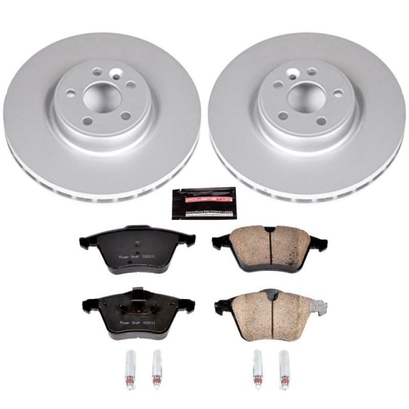 PSB Z23 Evolution Coated Kit - Power Stop 15-18 Volvo S60 Front Z23 Evolution Sport Coated Brake Kit
