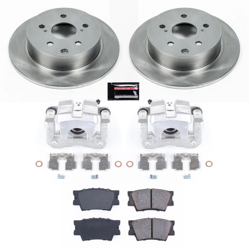 PSB Autospecialty Kit w/Cals - Power Stop 09-10 Pontiac Vibe Rear Autospecialty Brake Kit w/Calipers