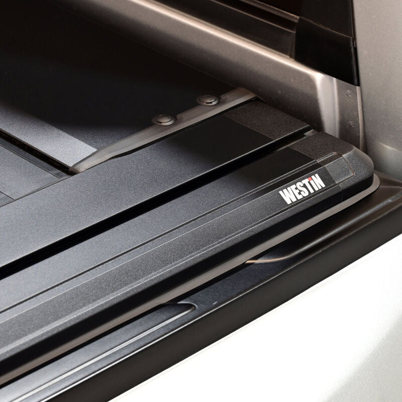 WES Electric Retractable Tonneau - Westin 22-26 Toyota Tundra 5ft 5in. (66in.) Bed Electric Retractable Tonneau Cover - Black