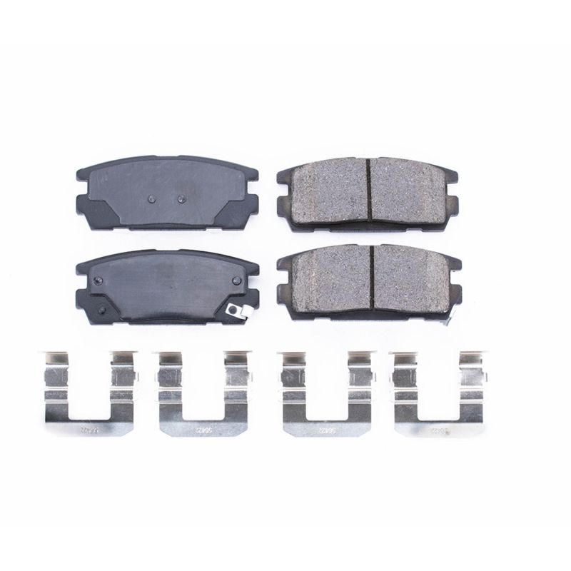 PSB Z17 Evolution Brake Pads - Power Stop 12-15 Chevrolet Captiva Sport Rear Z17 Evolution Ceramic Brake Pads w/Hardware