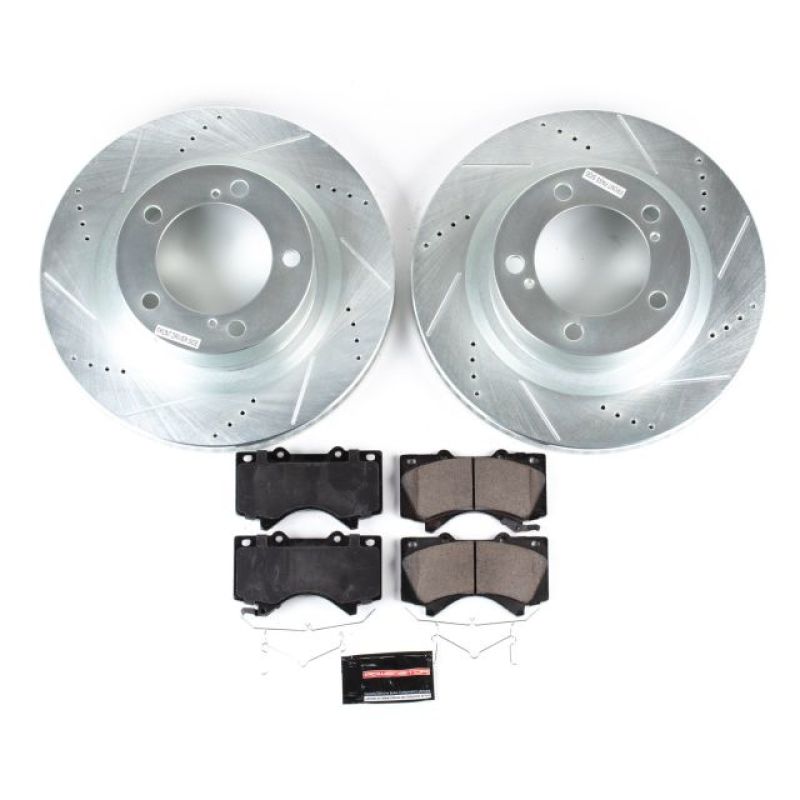 PSB Z23 Evolution Kit - Power Stop 16-18 Lexus LX570 Front Z23 Evolution Sport Brake Kit