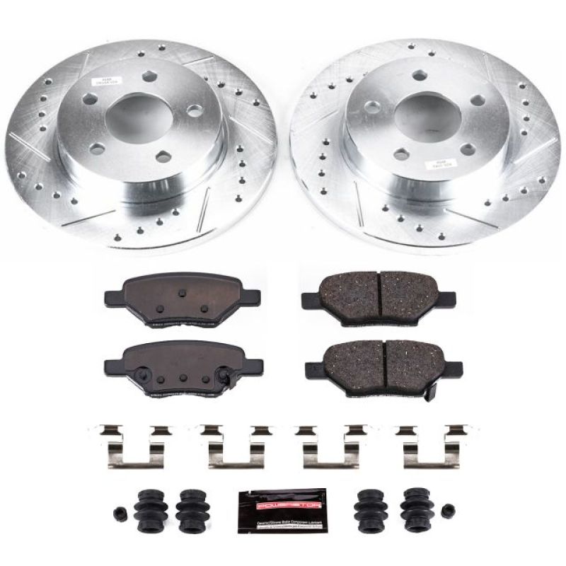 PSB Z23 Evolution Kit - Power Stop 05-08 Chevrolet Cobalt Rear Z23 Evolution Sport Brake Kit