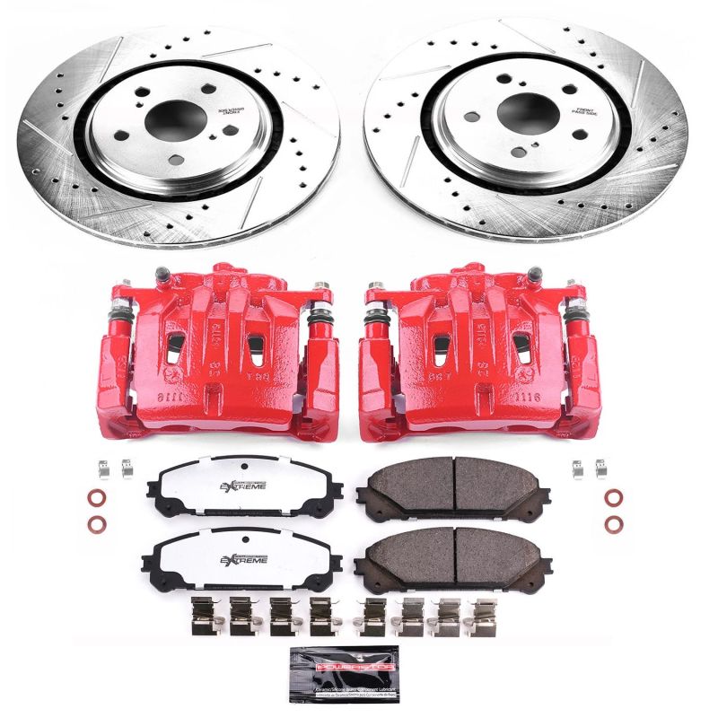 PSB Z36 Truck & Tow Kit - Power Stop 16-21 Lexus RX450h Front Z36 Truck & Tow Kit w/Cals