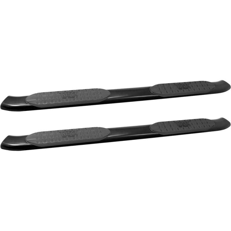 WES Nerf Bars - PRO TRAXX 5 - Westin 2014-2018 Chevrolet/GMC Silverado Sierra 1500 Dbl Cab PRO TRAXX 5 Oval Nerf Step Bars - Black