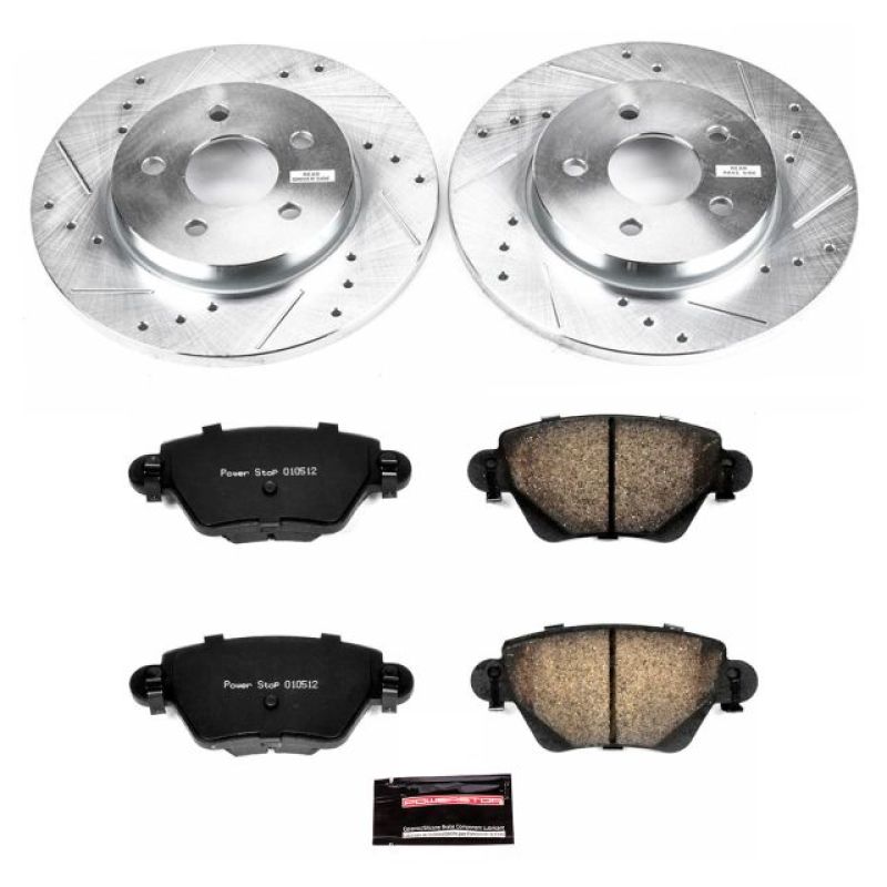 PSB Z23 Evolution Kit - Power Stop 02-05 Jaguar X-Type Rear Z23 Evolution Sport Brake Kit